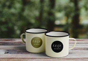 Free Enamel Mug Mockup