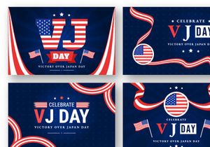 12 Victory Over Japan Day Illustration