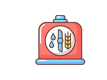 Brewers yeast RGB color icon preview picture