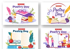 15 World Poetry Day Illustration