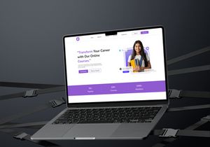 E-learning Platform Landing Page