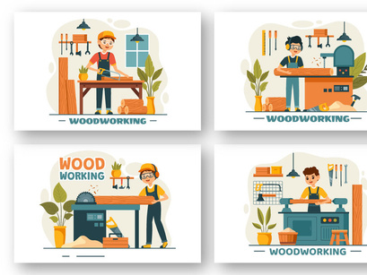 9 Woodworking Illustration