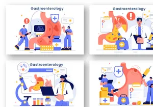 9 Stomach Health Gastroenterology Illustration
