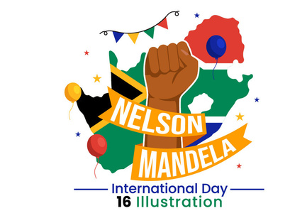 16 Nelson Mandela International Day Illustration