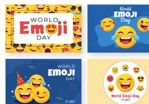 17 World Emoji Day Celebration Illustration