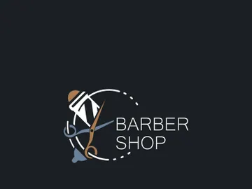 Barber Shop Vintage Element Style logo design preview picture