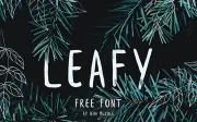 Beautify your text with leafy free brush font | EpicPxls