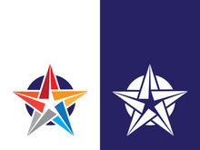 Star icon template vector illustration design