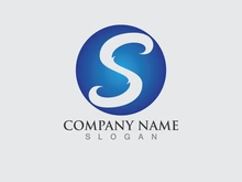 S letter logo initial company name