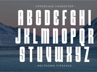 Meltdown - Condensed Sans Serif