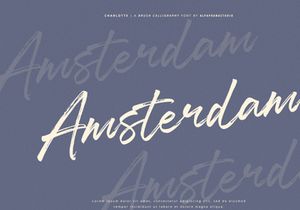 Charlotte - Brush Calligraphy Font