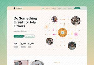 Sombohelp - Donation Landing Page