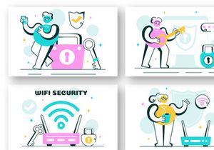 10 WiFi Security Wireless Technology Illustration