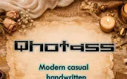 Qhotass – Modern Casual Handwritten Font