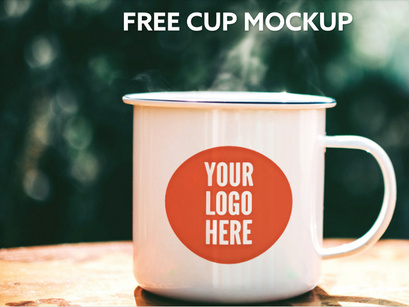 Free Cup Mockup