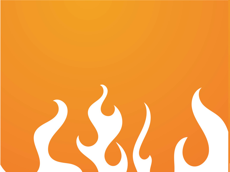 Fire flame background vector illustration design template