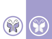 Butterfly logo icon vector design illustration