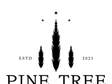simple pine or fir tree logo,evergreen.for pine forest,adventurers,camping,nature,badges and business.vector