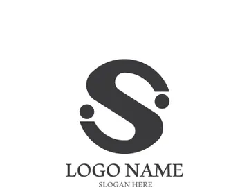 S letter creative icon logo design elegant vector illustration preview picture