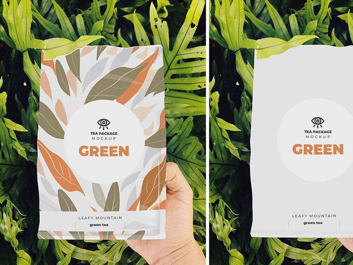 Tea Package Mockup