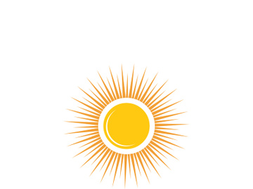 Sun icon logo symbol vector preview picture