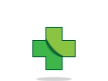 Health medical logo template vector illustration design