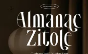 Almanac Zitole - Modern Serif Display Font
