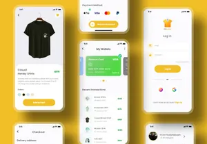 E-Commerce UI Kit for Mobile App Design - GetDresser - UI Design