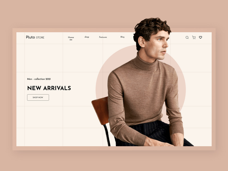 Pluto Store | landing page