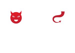 Devil logo design with a modern concept.
