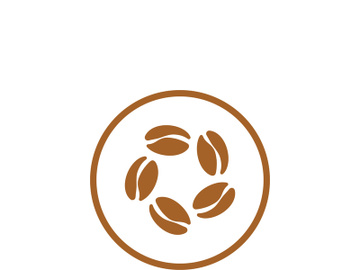 Premium coffee bean logo design. preview picture