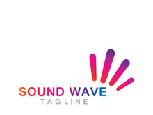 Sound waves vector illustration