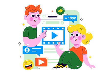 10 Short Video and Reels Illustration