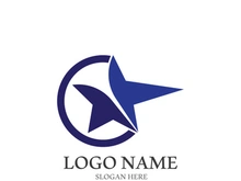 Star icon template vector illustration design