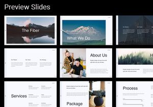 The Fiber - Creative & Minimal Template(Keynote)