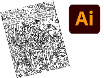 Halloween Coloring Book Page 21 preview picture