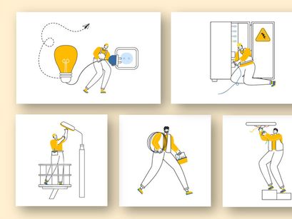 25 Lighting and Electricity Energy Illustration