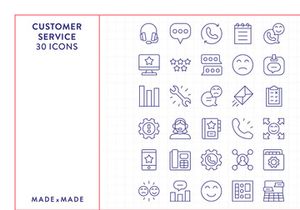 30 Customer Service Icons
