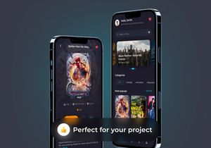 Cinemax - Movie Apps UI Kits