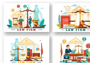 12 Law Firm Services Illustration