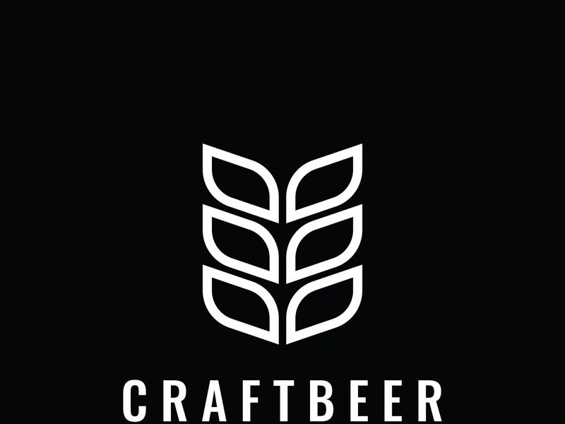 Premium quality vintage craft beer logo template. For badges, emblems, beer companies, bars, taverns.