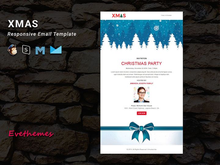 X-MAS - 1 - Christmas Responsive Email Templates