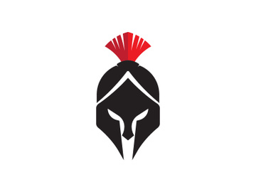 Spartan helmet icon illustration design preview picture
