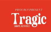 Tragic font