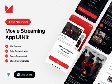 Movie Streaming App UI Kit preview picture