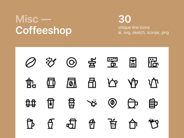 Coffee Shop Icons preview picture