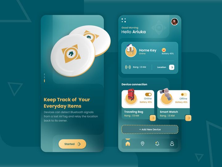 Device Tracking App Design