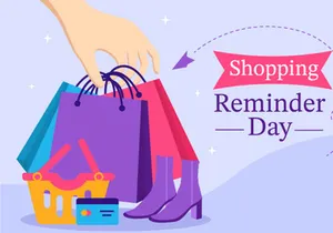 10 Shopping Reminder Day Illustration