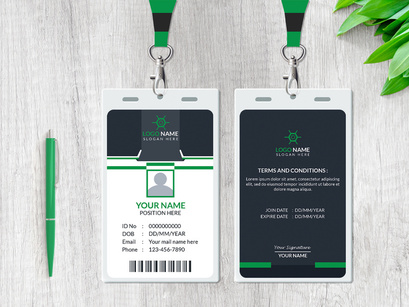 Professional ID Card Template