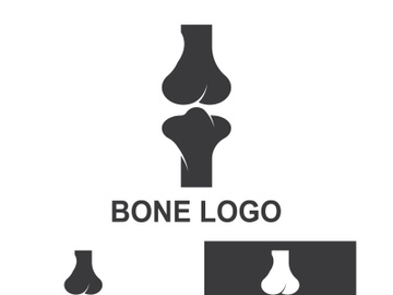 Bone logo design.logo for nursing, medical, orthopedic. preview picture